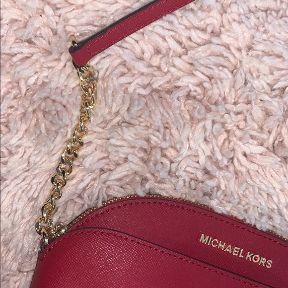 New With Tags Michael Kors Jet Set Medium Dome Crossbody Bag - Picture 11 of 17